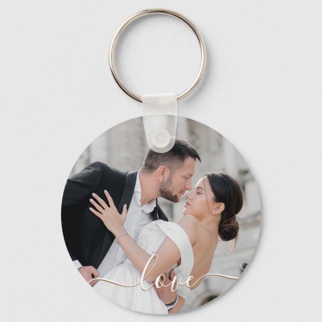 LOVE Custom Photo Key Ring (Front)