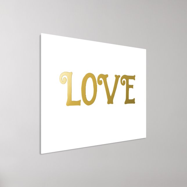 Love Custom Text Quote Wedding Birthday Decor Gift (Laydown)