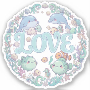 Love Cute Chibi Sea Animals