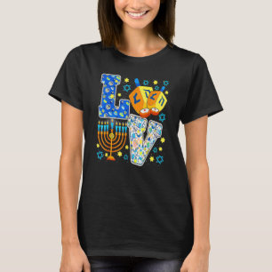 LOVE Cute Hanukkah Chanukah Decorations Dreidel Me T-Shirt