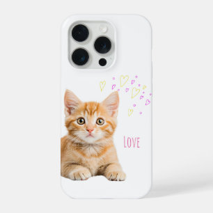Love cute kitty♡ iPhone 15 pro case