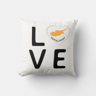 Love - Cyprus Flag Cushion