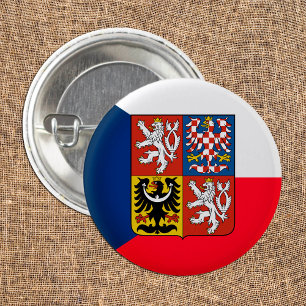 Love Czechia & Czech Flag fashion / sports fans 3 Cm Round Badge