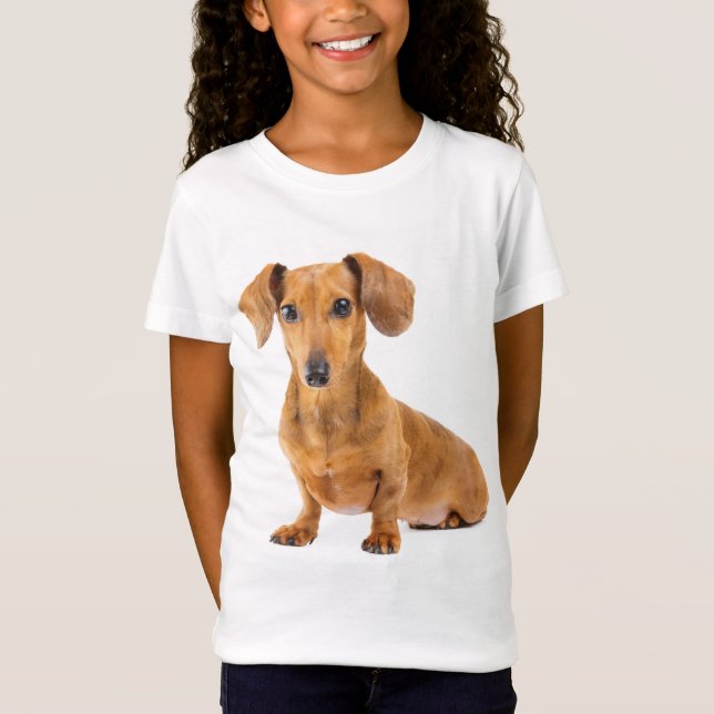 Love Dachshund Puppy Dog Tee Shirt (Front)