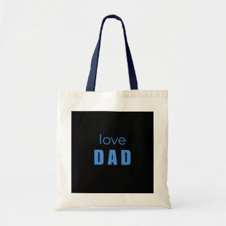 Love Dad Baby Boy tote bag