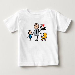 Love Daddy print Baby T-Shirt