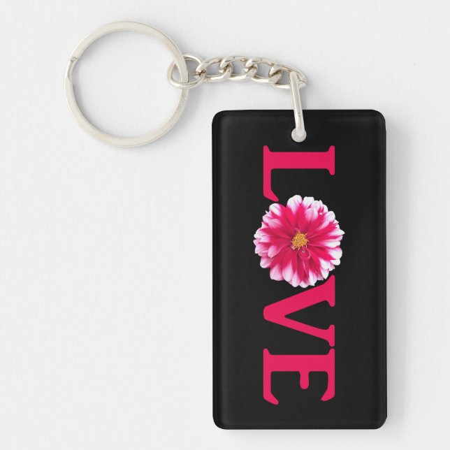 Love Dahlia Key Ring (Front)