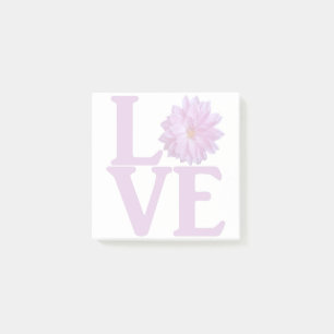 Love Dahlia Lavender Classic Post-it Notes