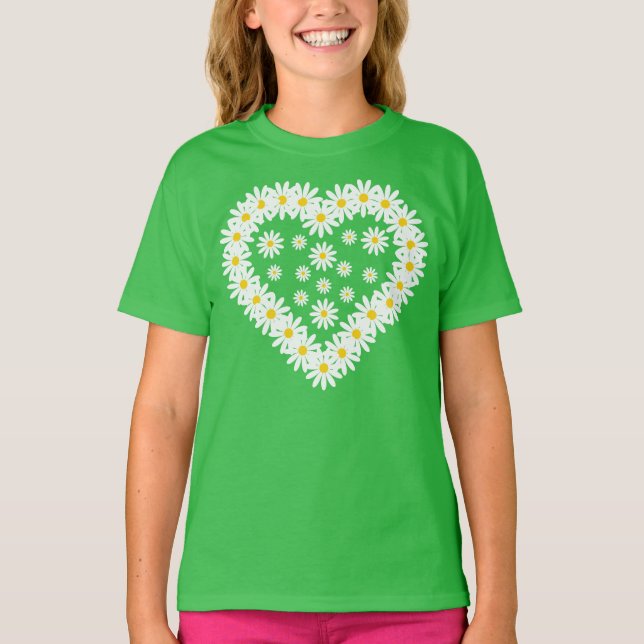 Love Daisy Flowers T-Shirt (Front)