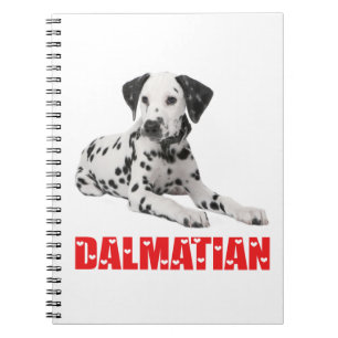 Love Dalmatian Puppy Dog - Spotted Fire Dog Notebook