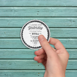 Love Day Poem Sticker