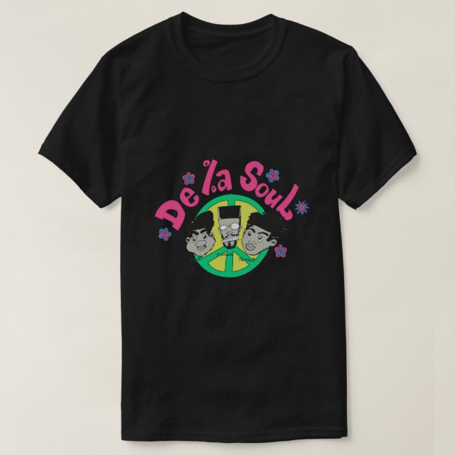 Love De La Soul Retro Art Music T-Shirt (Design Front)