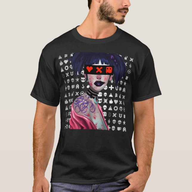 Love Death Robots Girl Style T-Shirt (Front)