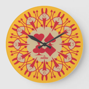 LOVE DEC POKER DECORATIVE BY MASANSER LARGE CLOCK