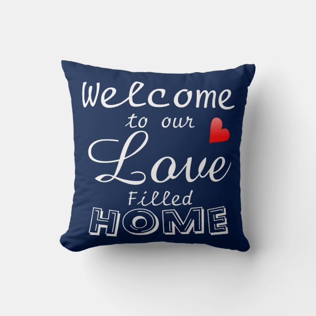 Love Decorative Throw Pillow (Front)