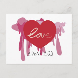 "Love Deeply" Postcard