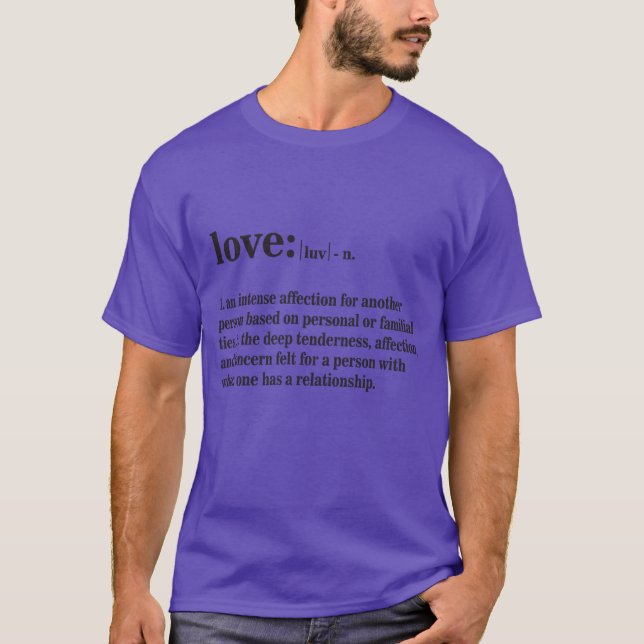 Love Definition boy T-Shirt (Front)