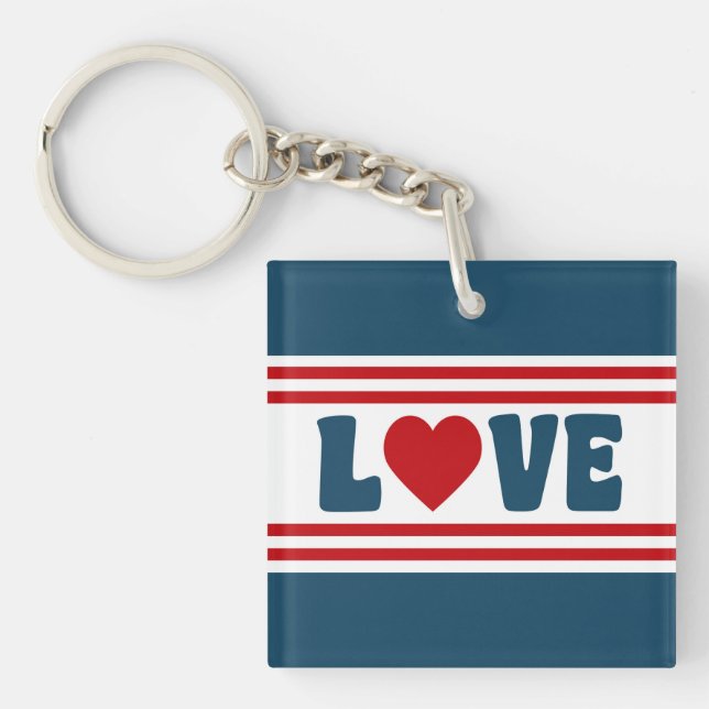 Love design key ring (Front)
