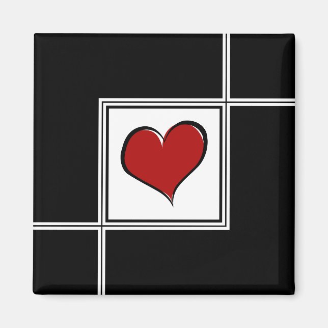 Love design magnet (Front)