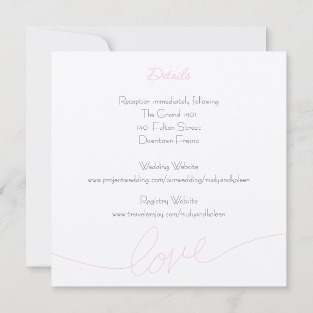Love Details Card (Front)