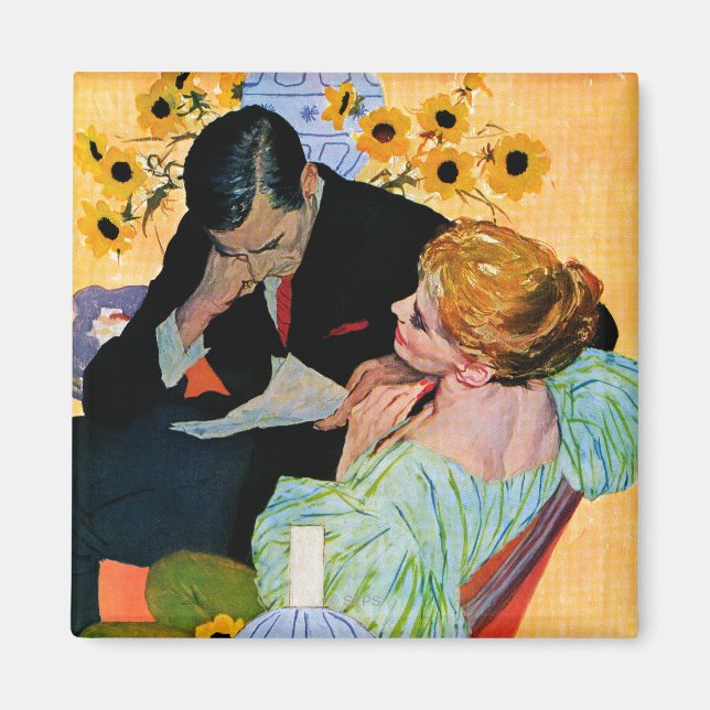 Love Dies Slowly Magnet (Front)