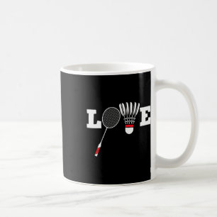 Love Dminton Player Lover Athletic Shuttle Coffee Mug