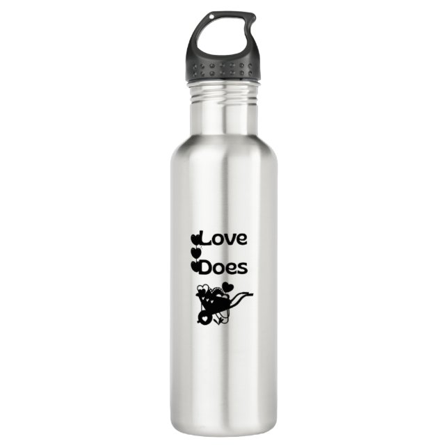 love does 710 ml water bottle (Front)