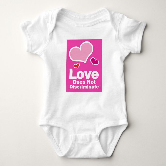 Love Does Not Discriminate - Infant Baby Bodysuit (Front)
