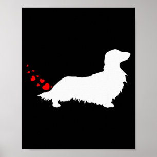 Love Dog Farts Apparel Corp. Valentines Day Long H Poster