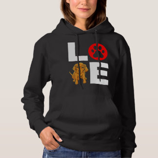Love Dogs Perfect Dog  Pet Parent Paw Hoodie