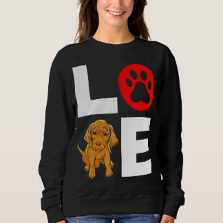 Love Dogs Perfect Dog  Pet Parent Paw Sweatshirt