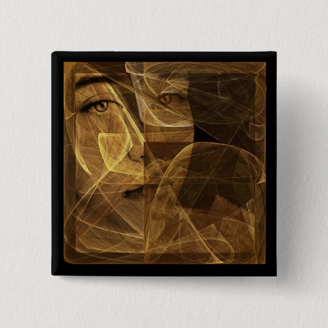 love don't live here anymore 15 cm square badge (Front)