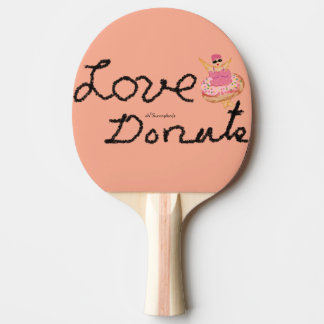 Love donut ping pong paddle