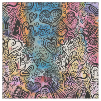 Love Doodle Fabric