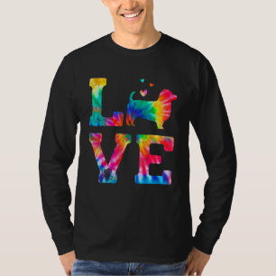 Love Dorkie Tie Dye Dog Mum Dad T-Shirt