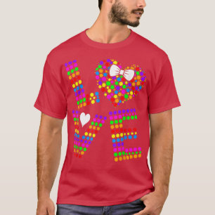 LOVE Dot Day Cute Heart What Can You Create With J T-Shirt