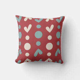 Love Dots and Stripes Pillow