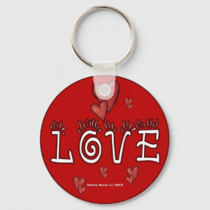 Love (Double-Sided/Personalise) Keychain