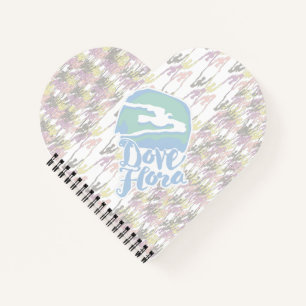 LOVE DOVE FLORA(PEACE) BY MASANSER NOTEBOOK