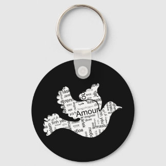 Love Dove Key Ring