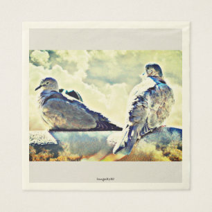 Love Dove Paper Napkins