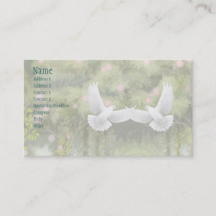 Love Doves Romantic Business Card