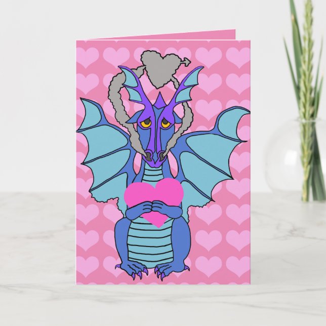 Love Dragon Valentine's card (Front)