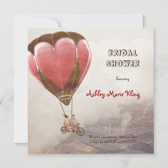 LOVE DREAM  Bridal Shower Invitation (Front)