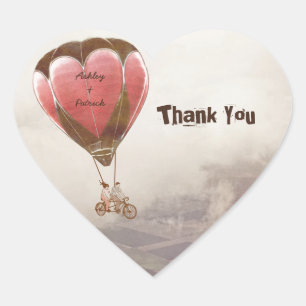 LOVE DREAM Thank You Wedding Sticker