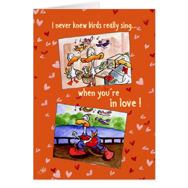 Love Duck: I never knew birds sing when you're... (Front)
