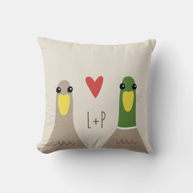 Love Ducks Cushion (Front)