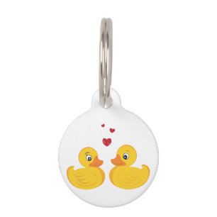 Love Ducks Pet Tag