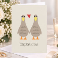 Love Ducks Wedding Congratulations Brides Congrats