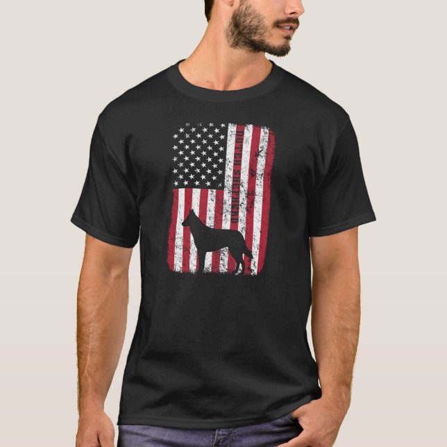 love Dutch Shepherd Funny Gift T-Shirt (Front)